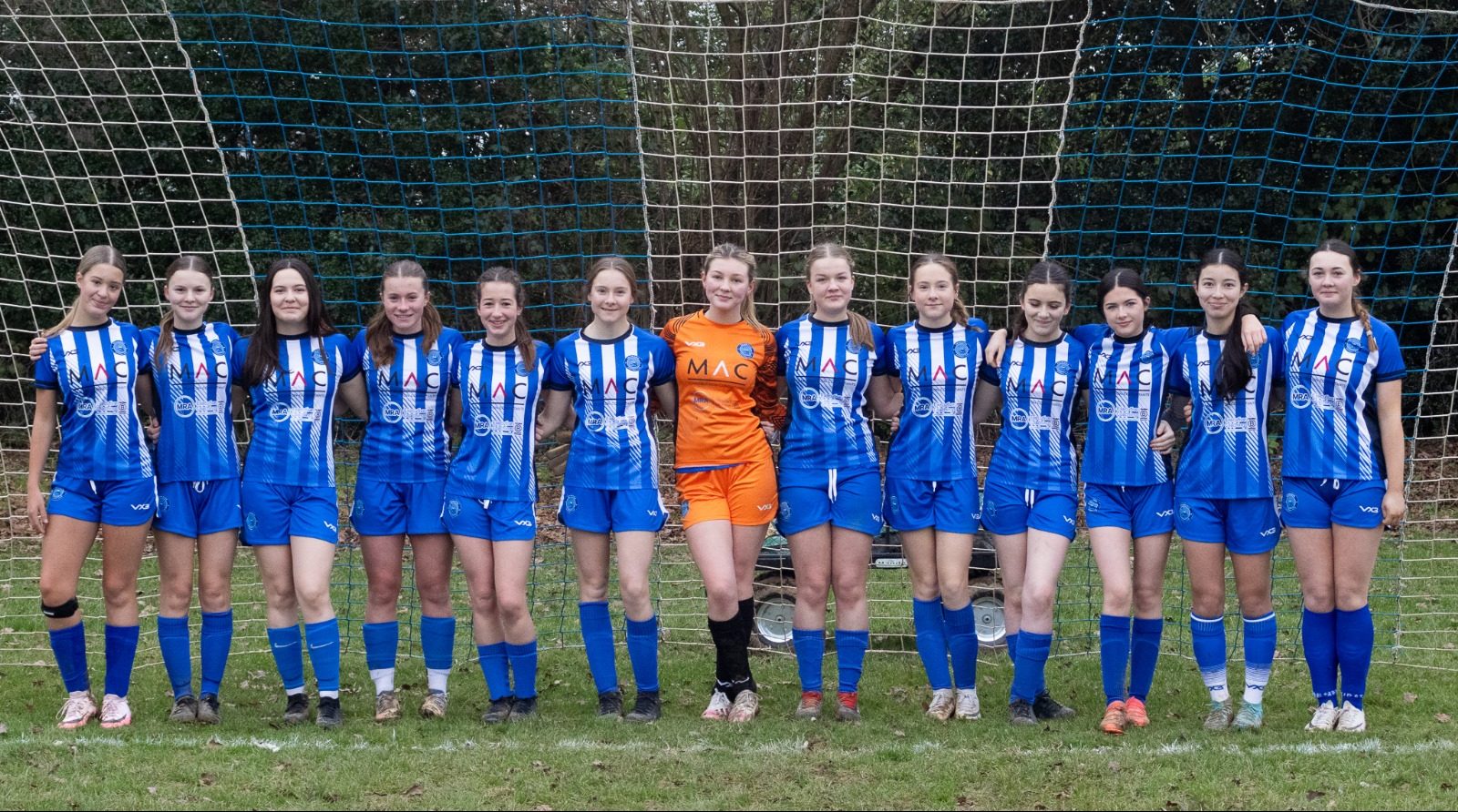 Cranleigh U15 girls team