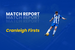 Firsts Match Report hero